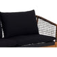 KUNA BLACK OUTDOOR SOFA