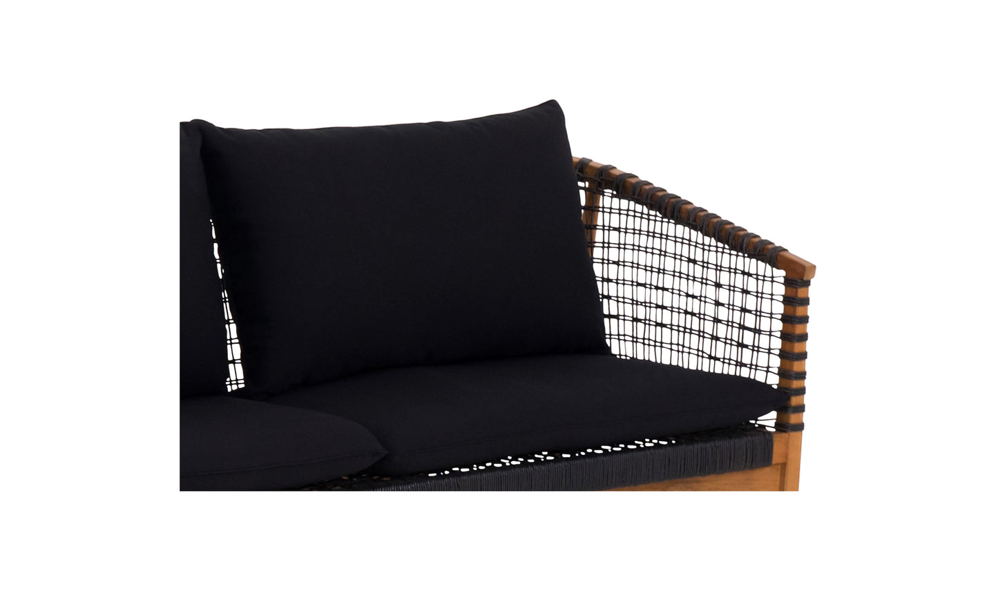 KUNA BLACK OUTDOOR SOFA