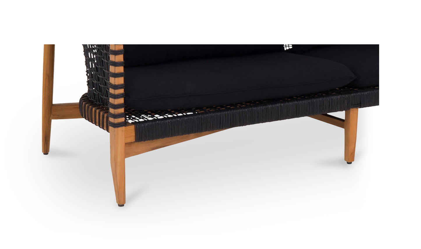 KUNA BLACK OUTDOOR SOFA