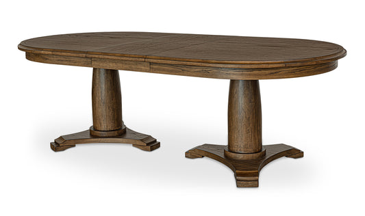 Jamie Extension Dining Table Vintage Brown