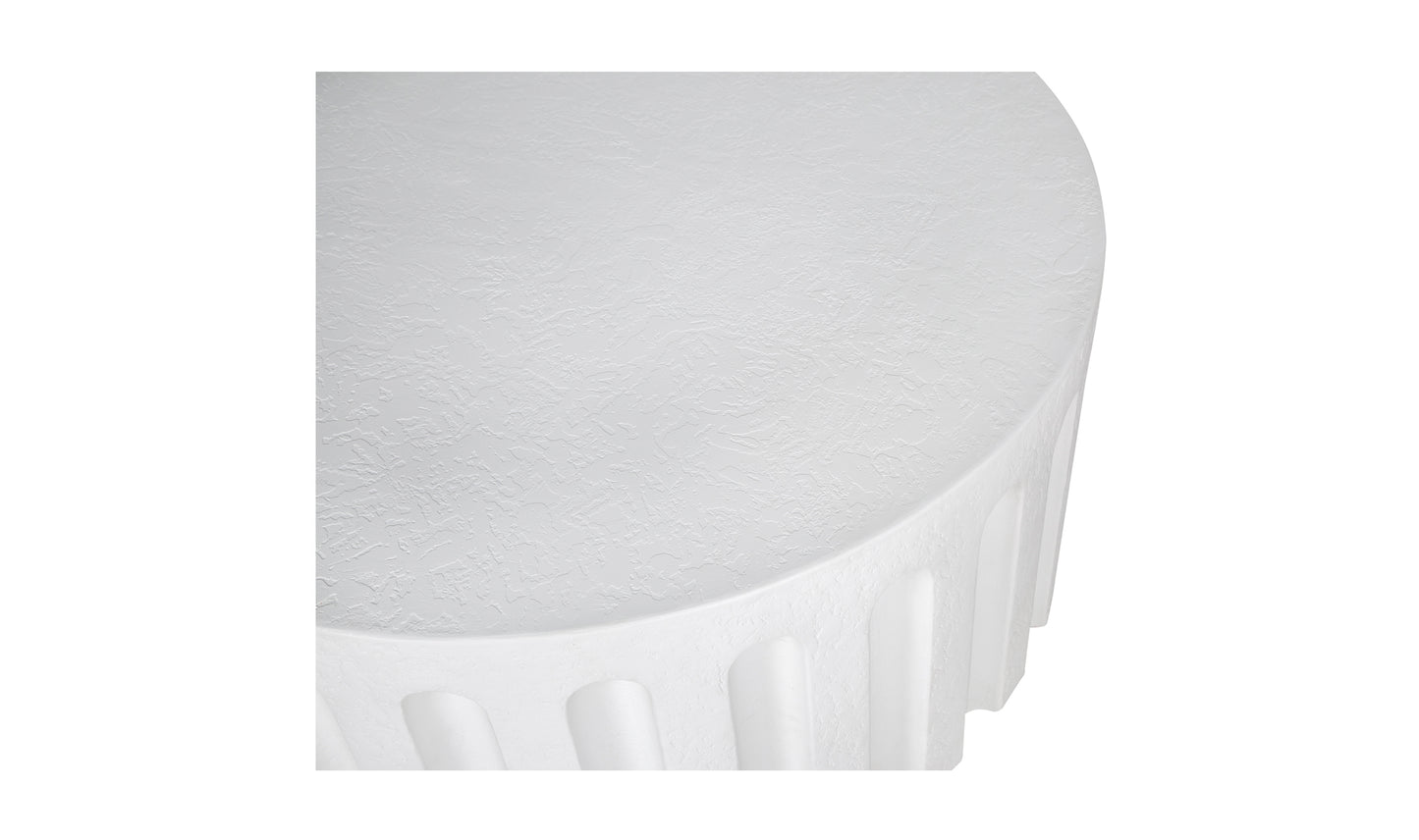 Eris Outdoor Coffee Table White