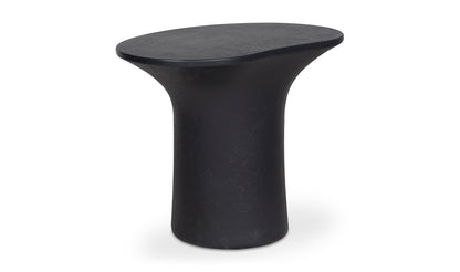 Yumi Outdoor Accent Table Black