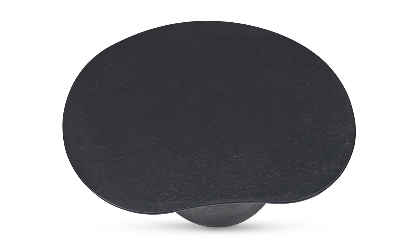 Yumi Outdoor Accent Table Black