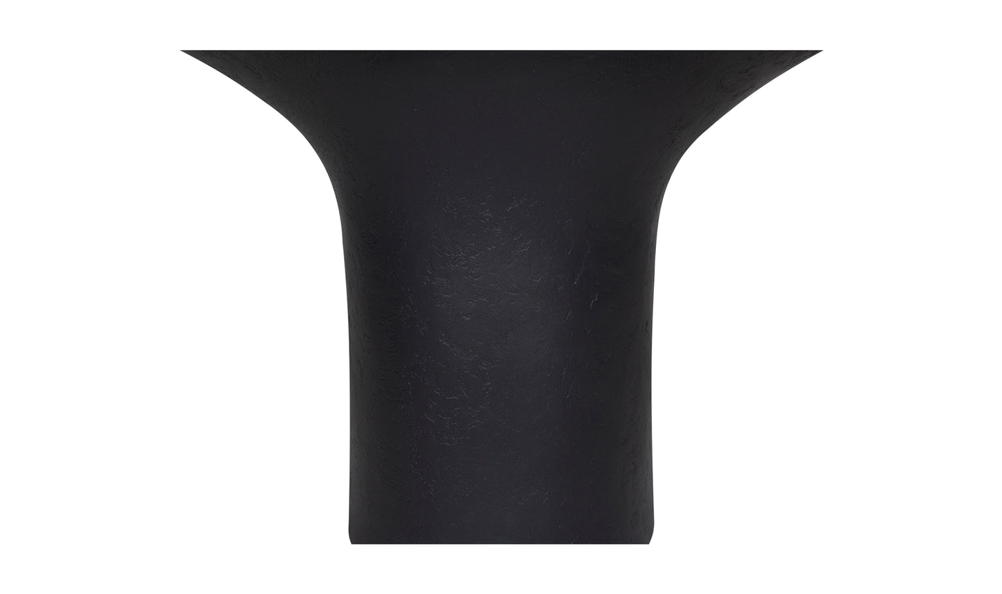 Yumi Outdoor Accent Table Black