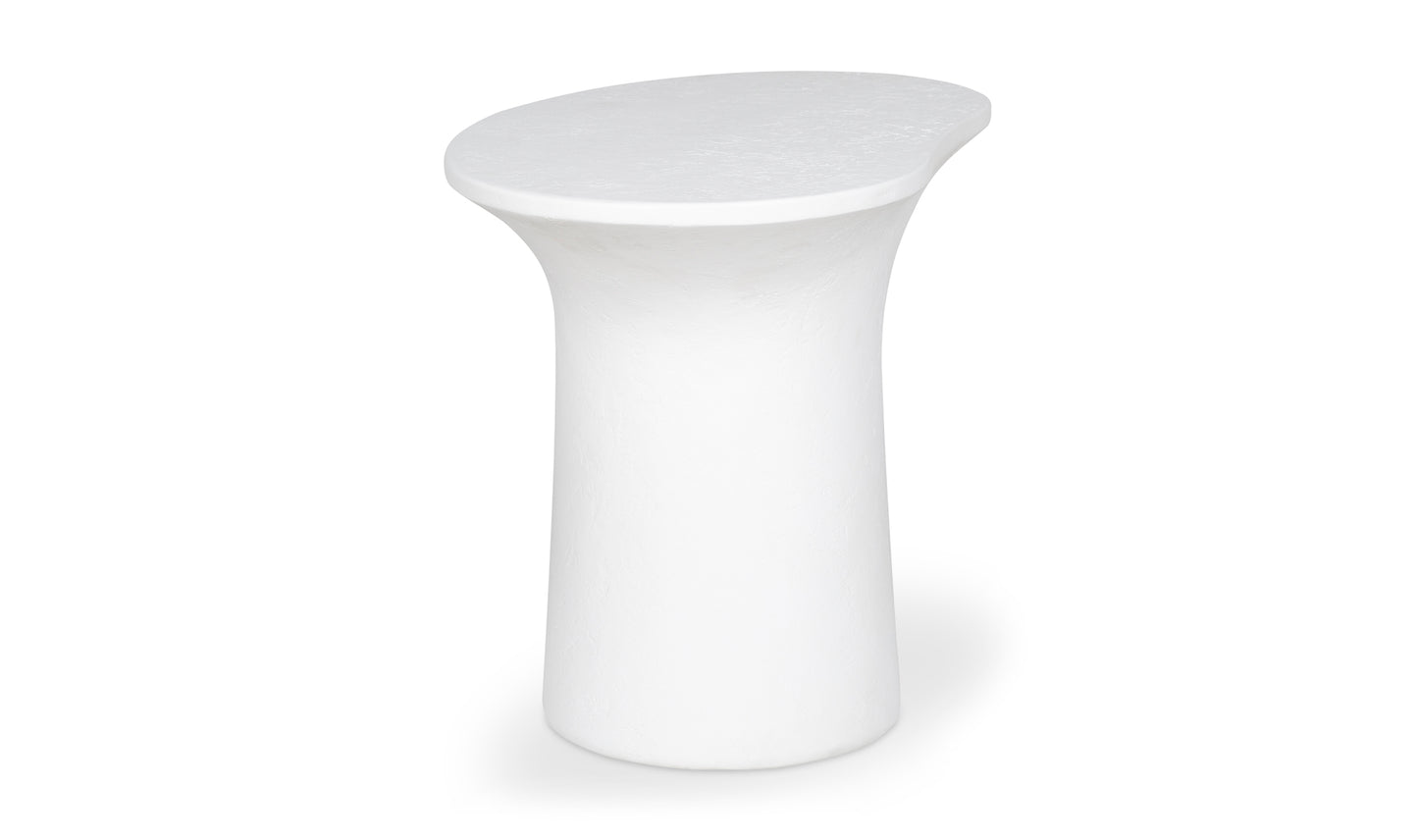 Yumi Outdoor Accent Table White