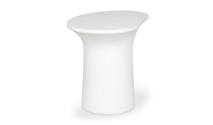 Yumi Outdoor Accent Table White