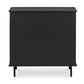 REAGAN 3 DRAWER NIGHTSTAND DEEP BLACK