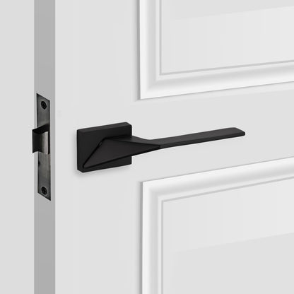 Sleek Gold Lever Handle Passage Handle