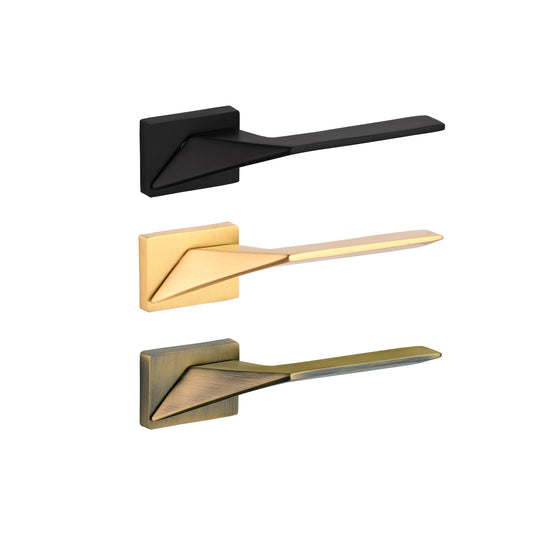 Sleek Gold Lever Handle Passage Handle