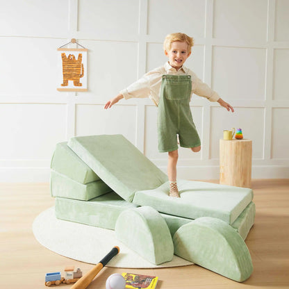 Tiny Land® Anyway Couch - Avocado Green