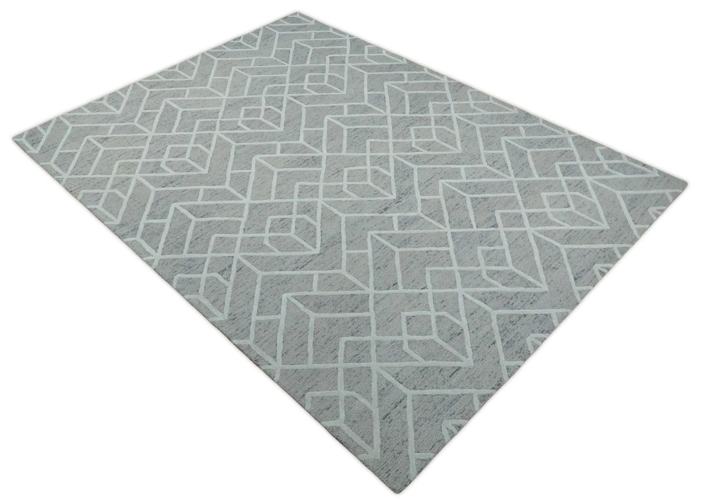 Handmade Area rug made with fine Wool Area Rug