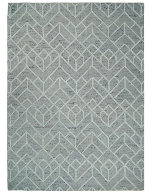 Handmade Area rug made with fine Wool Area Rug