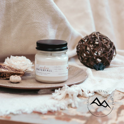 6.5 oz Clear Mason Jar Soy Candle - Desert Bloom