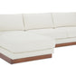 Vernon Left Sectional White