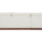 Vernon Left Sectional White