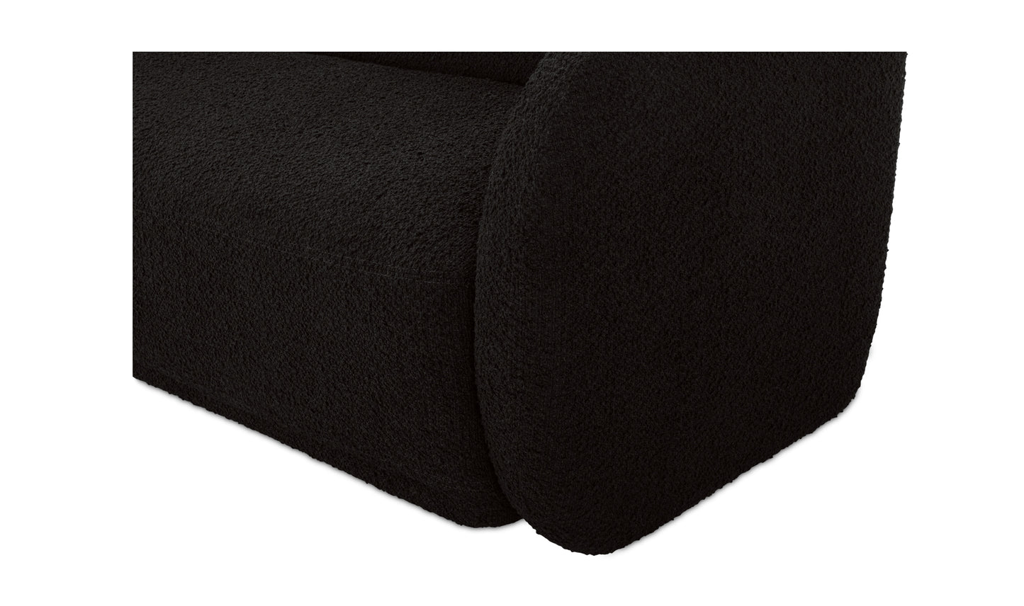 Faye Sofa Black Boucle