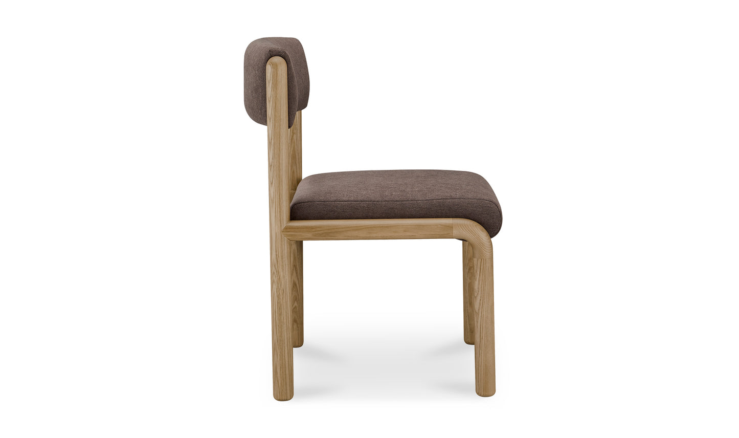 April Dining Chair Deep Brown-Set Of Two