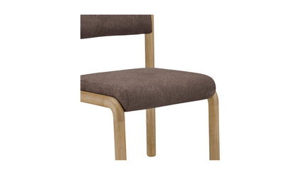 April Dining Chair Deep Brown-Set Of Two