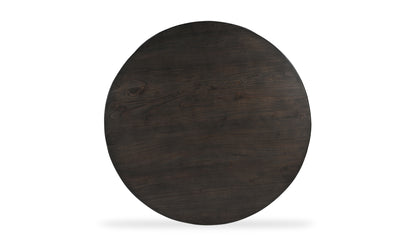 Glenn Round Dining Table Dark Brown