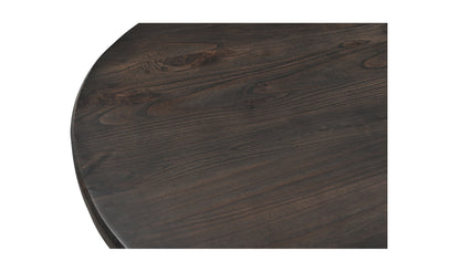 Glenn Round Dining Table Dark Brown