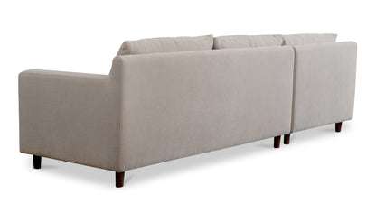 Hutton Left Sectional Beige