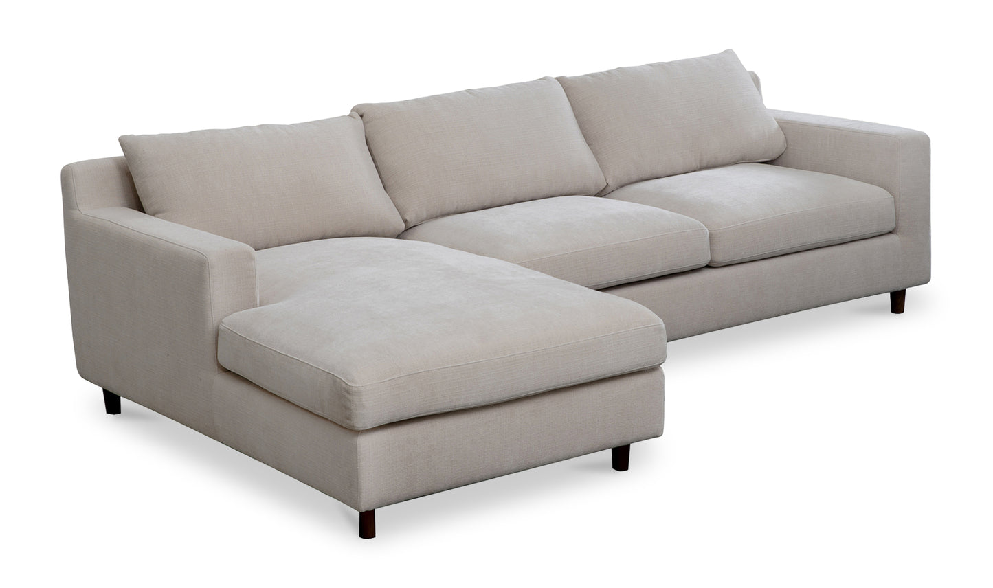 Hutton Left Sectional Beige