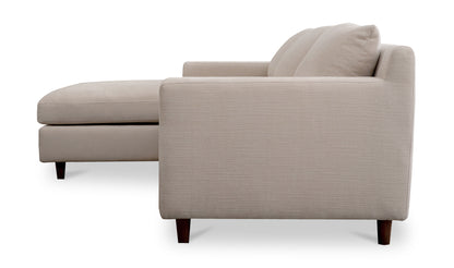 Hutton Left Sectional Beige