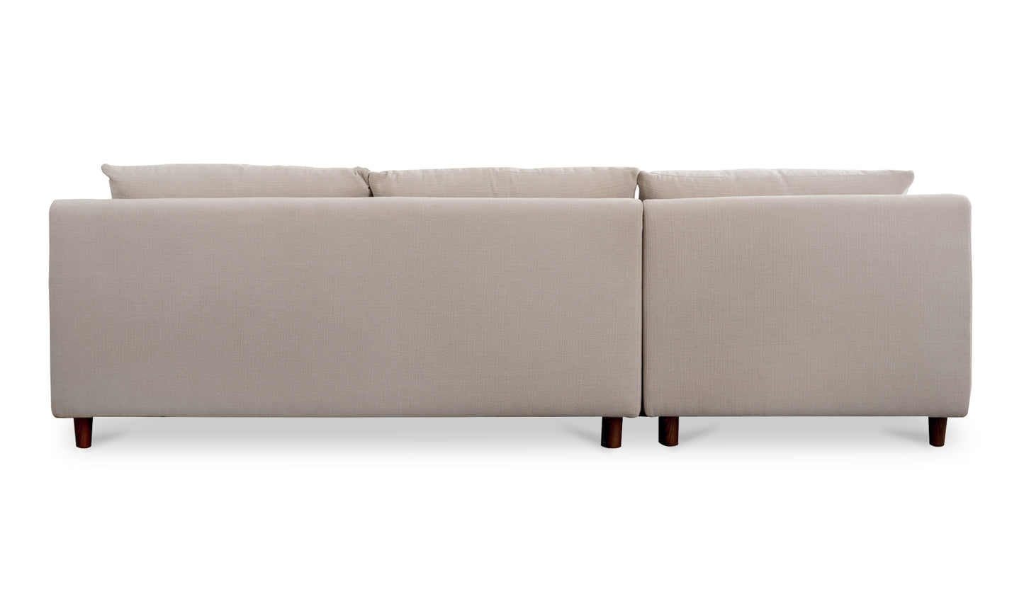 Hutton Left Sectional Beige