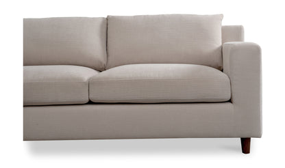 Hutton Left Sectional Beige