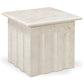 Forum Side Table Cream Marble