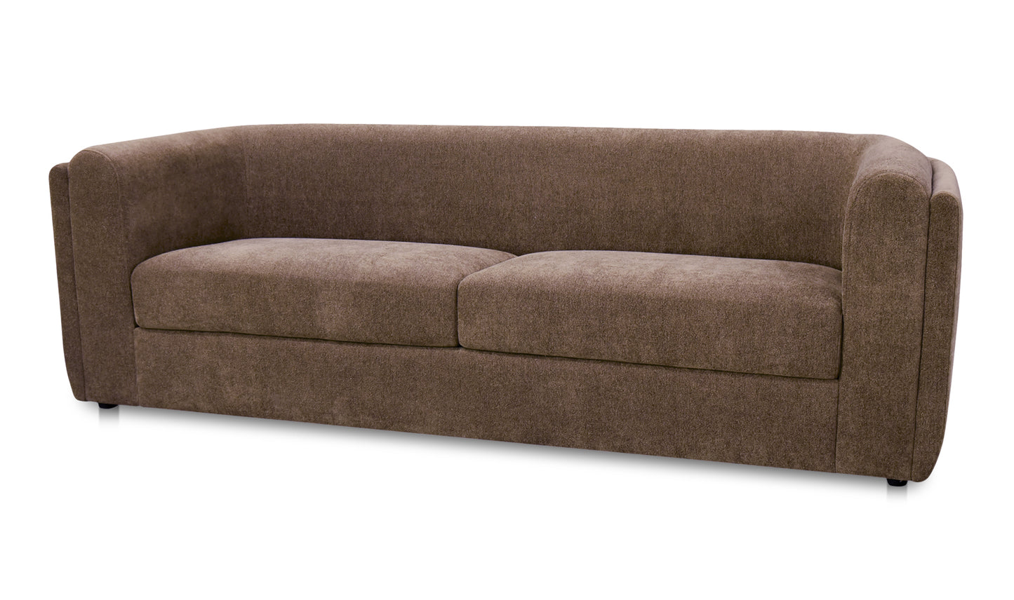 Alora Sofa Fabric Ochre Brown