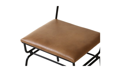 Posta Dining Chair Brown Leather