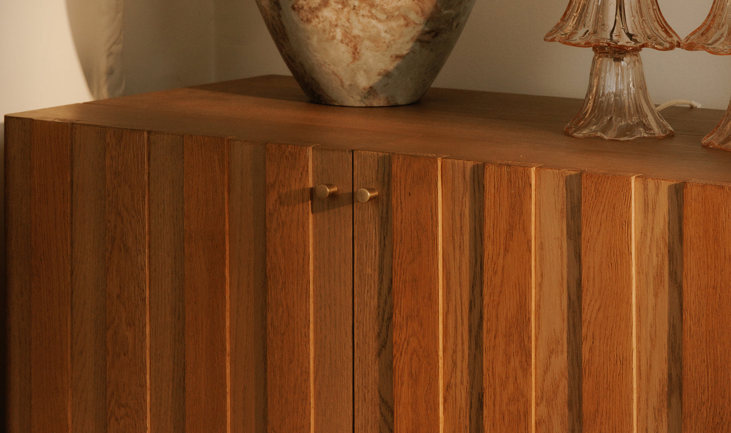 Vermentino Bar Cabinet Oak