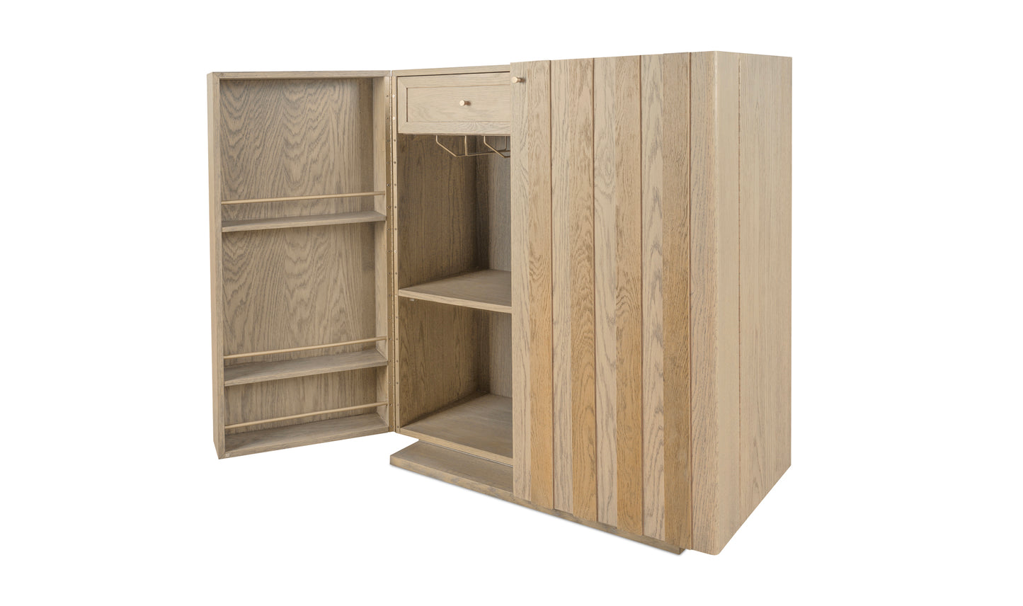 Vermentino Bar Cabinet Oak