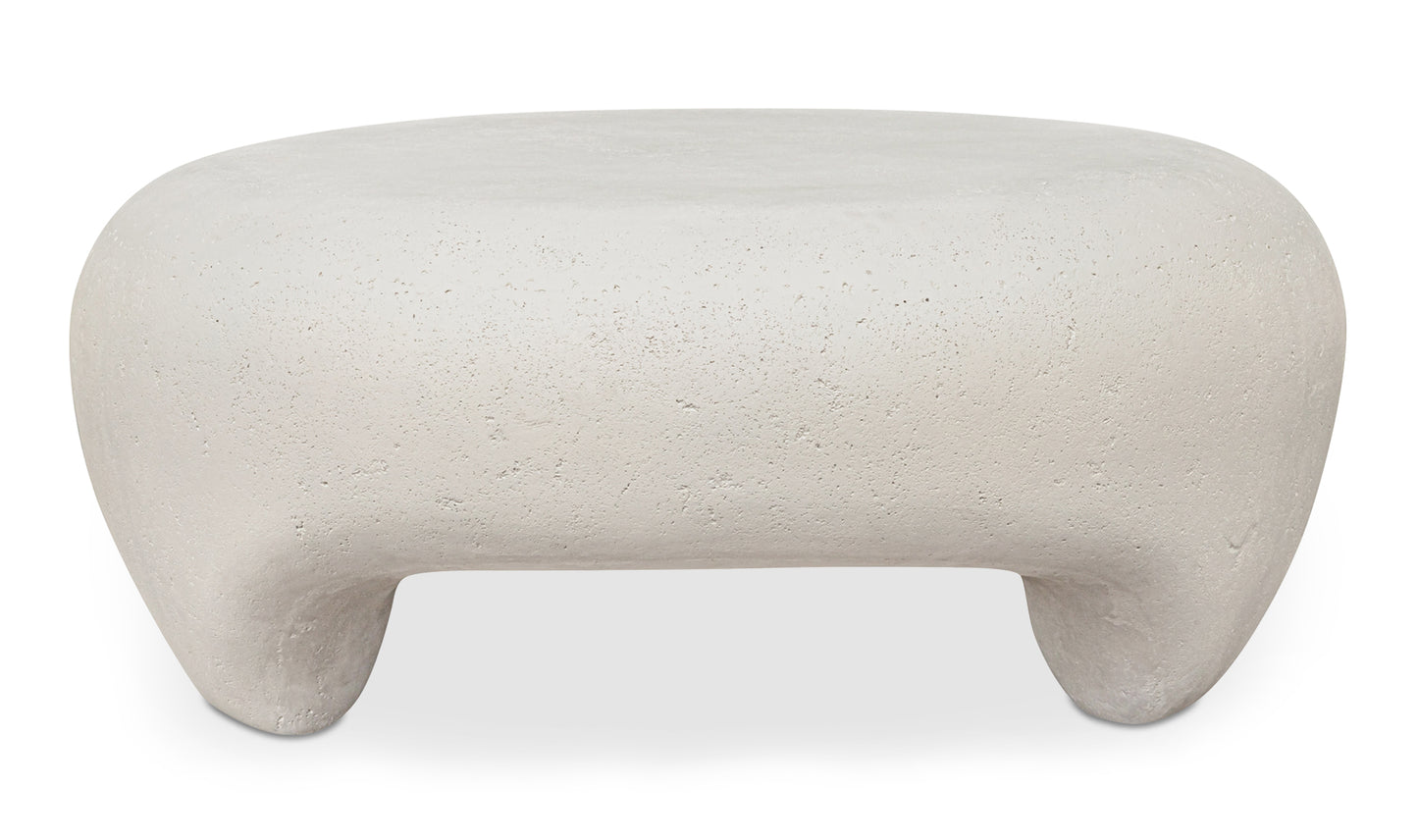 Ines Outdoor Coffee Table White