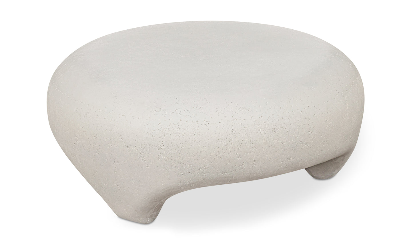 Ines Outdoor Coffee Table White