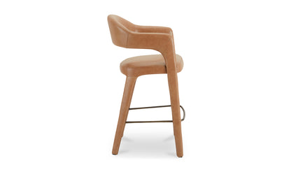 Martens Bar Stool Brown Leather