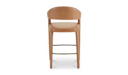 Martens Bar Stool Brown Leather