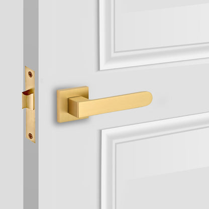 Passage Morden Style Brass Door Lever Handles