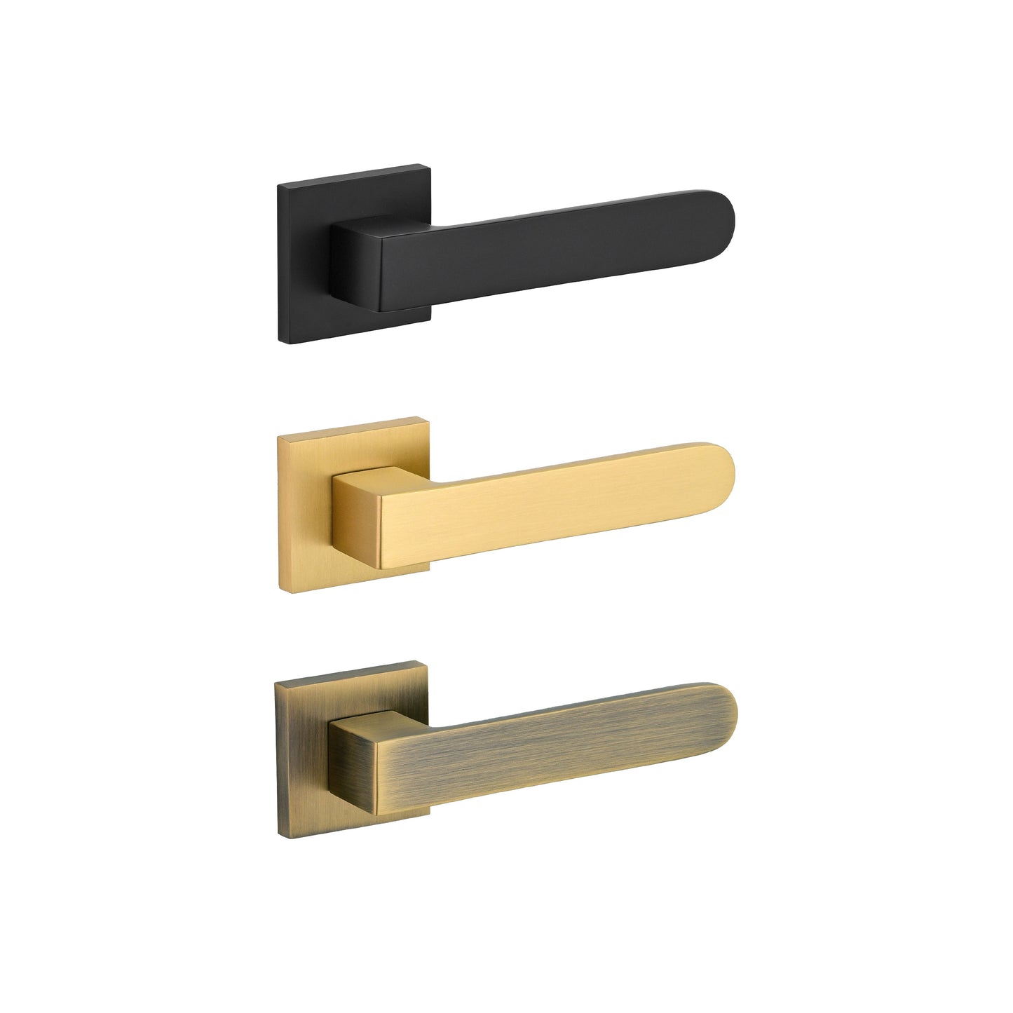 Passage Morden Style Brass Door Lever Handles