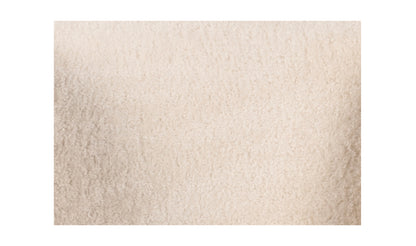 Devlin Lounge Chair Cream Faux Fur