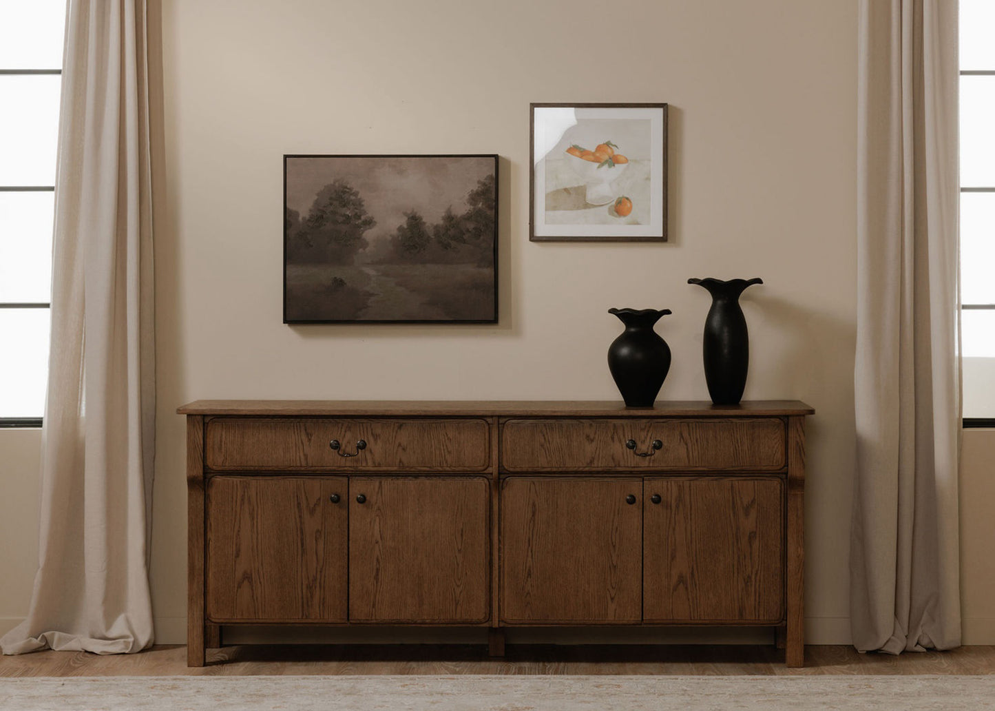 Caroline Sideboard Warm Brown