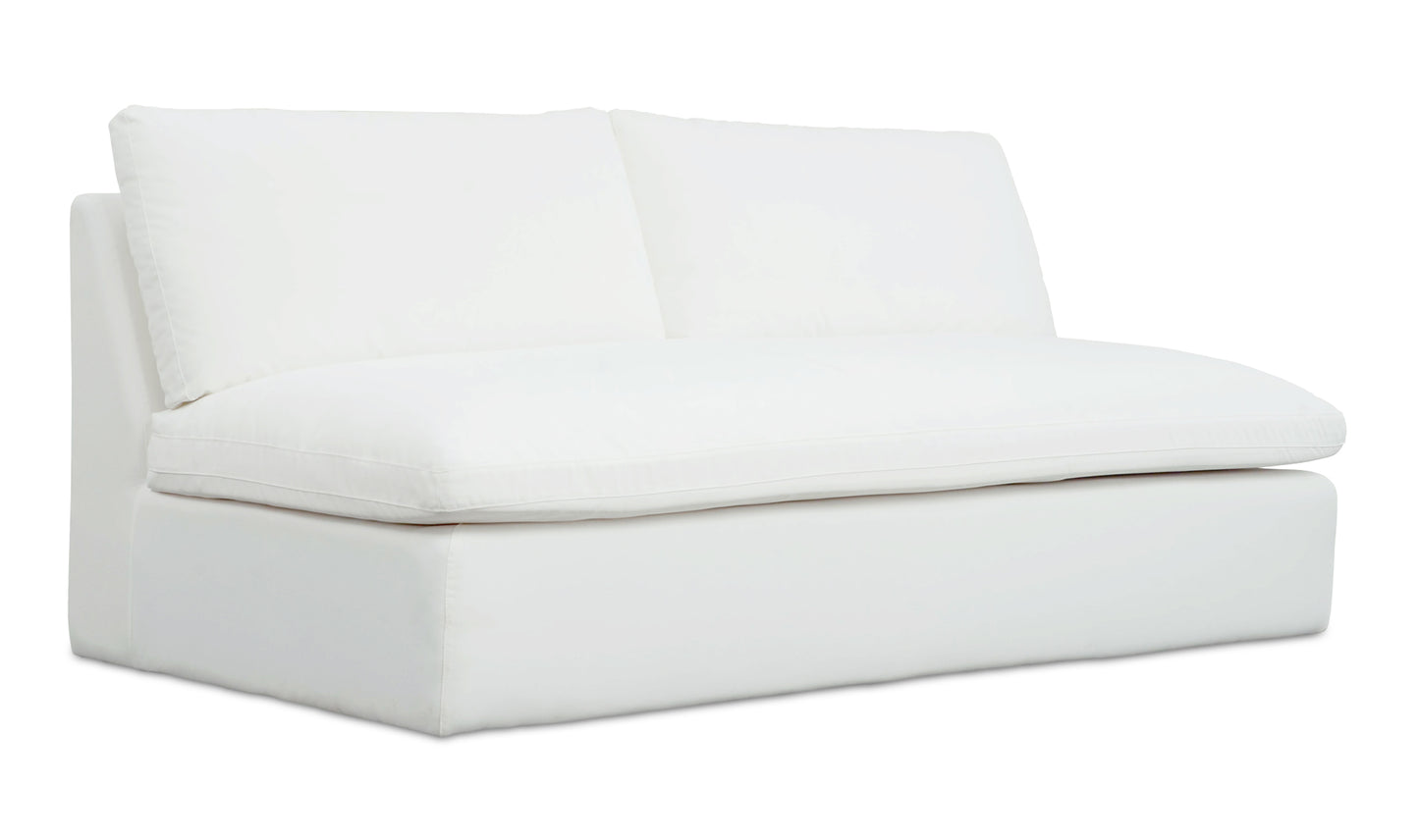 Miles Outdoor Sofa White