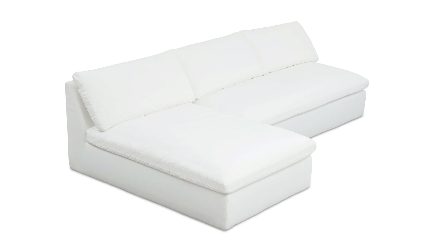 Miles Outdoor Modular 2 Piece White