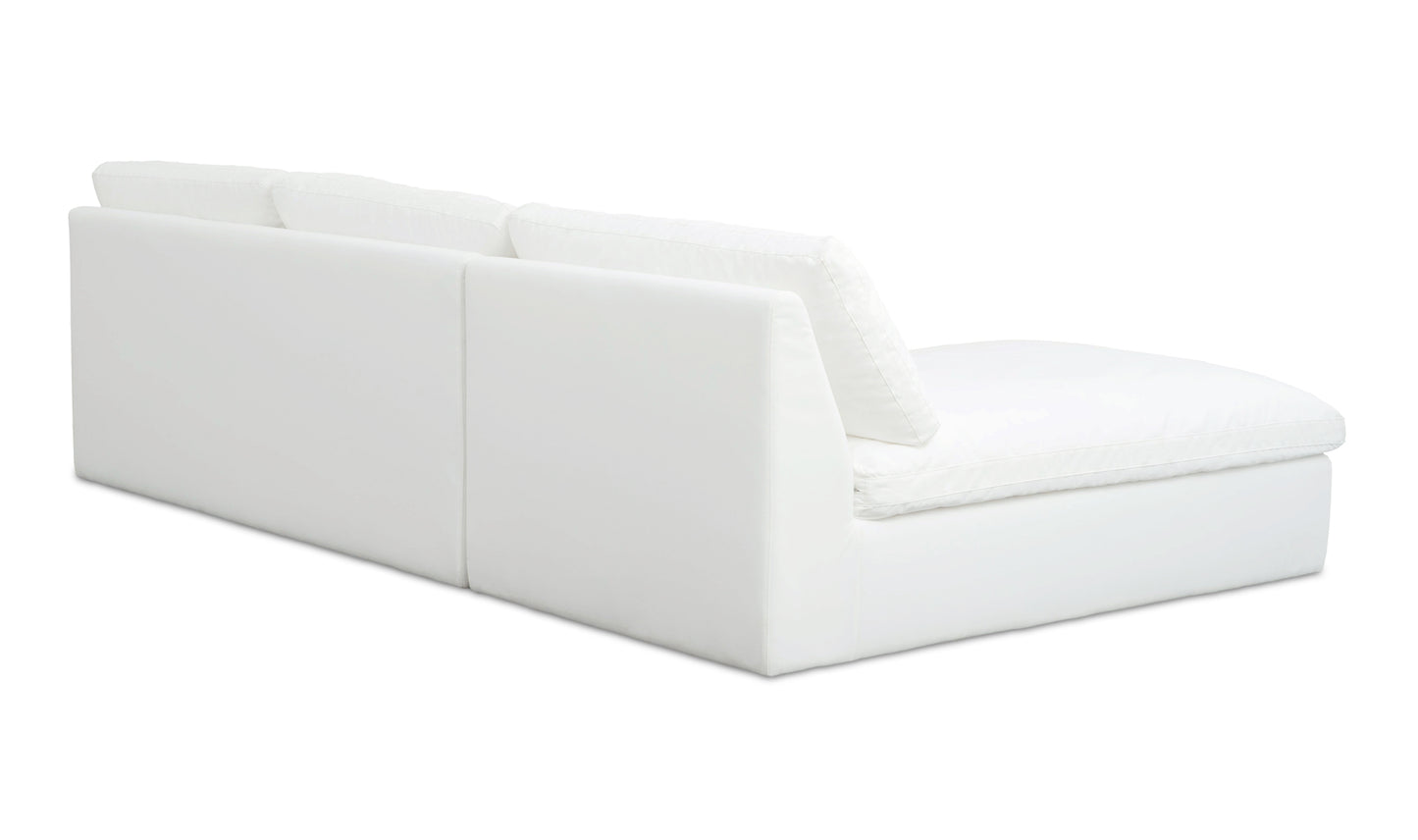 Miles Outdoor Modular 2 Piece White