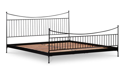 Monet Queen Bed Black