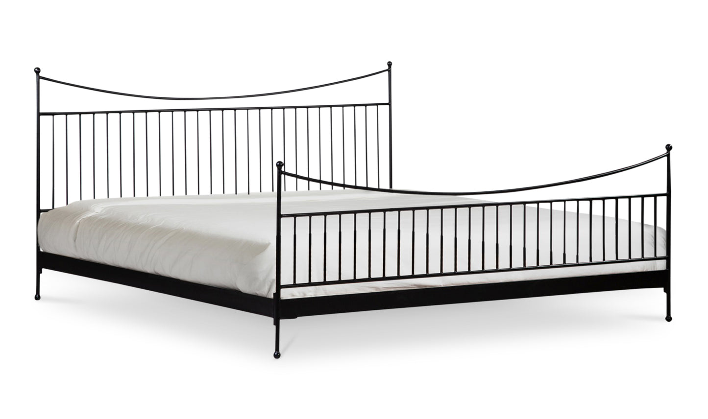 Monet Queen Bed Black