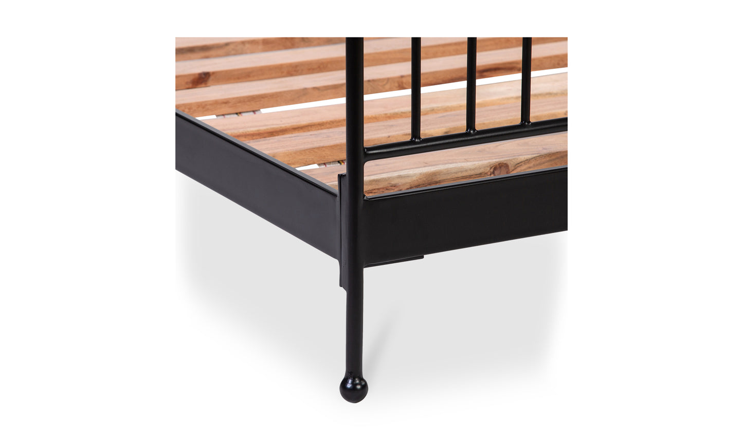 Monet Queen Bed Black