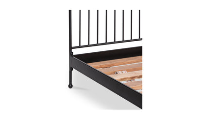 Monet Queen Bed Black