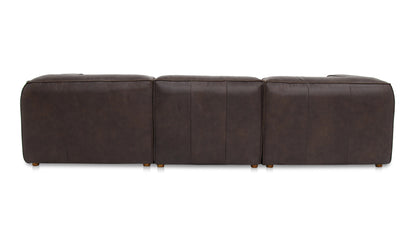 Form Classic L-Shaped Modular Sectional Espresso Brown